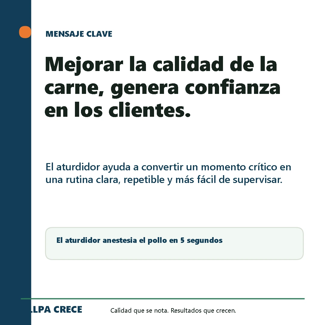 Retoma para actualizar el aturdidor