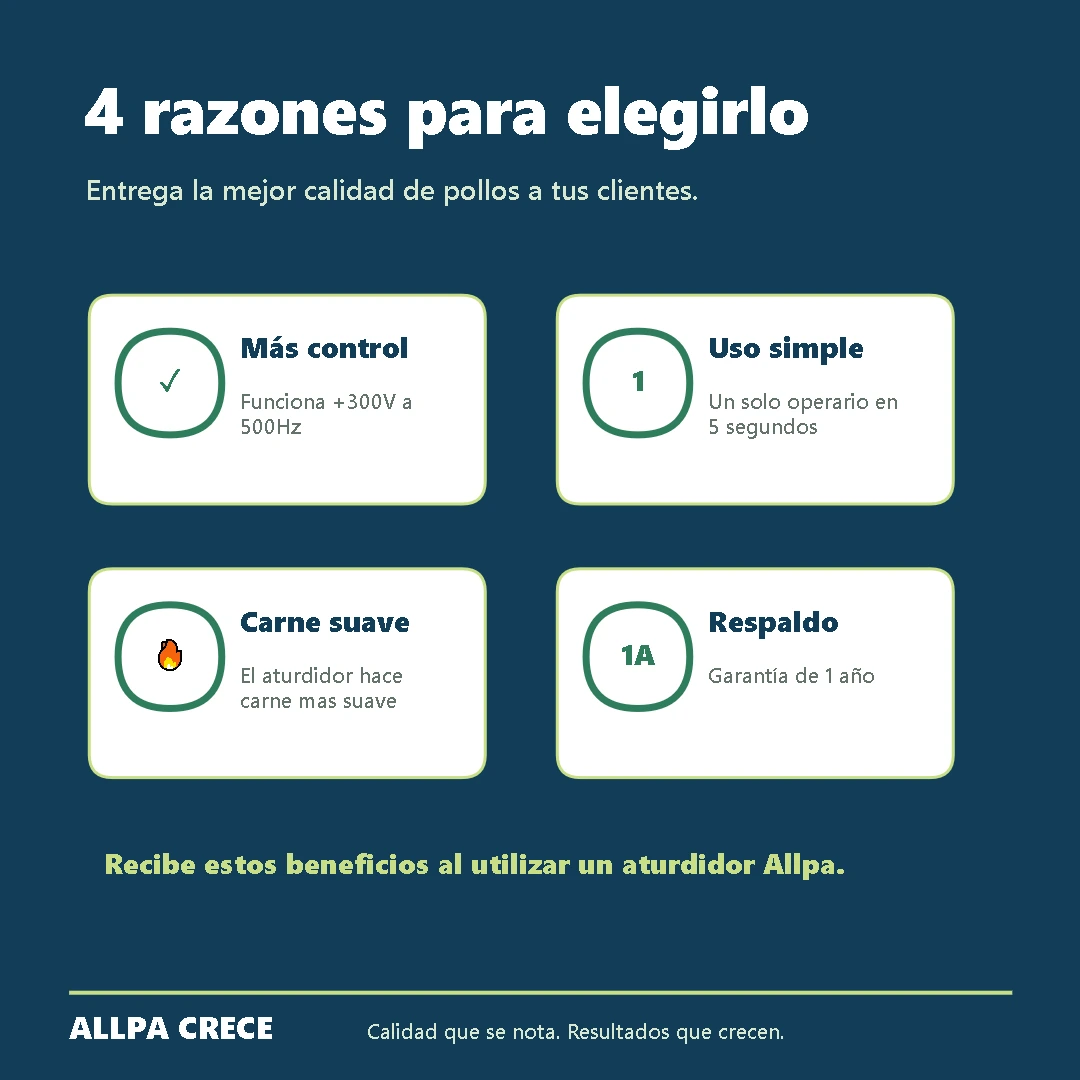 Retoma para actualizar el aturdidor