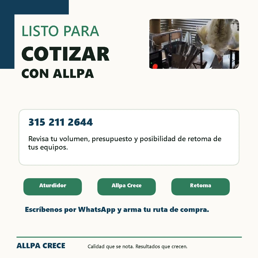 Retoma para actualizar el aturdidor