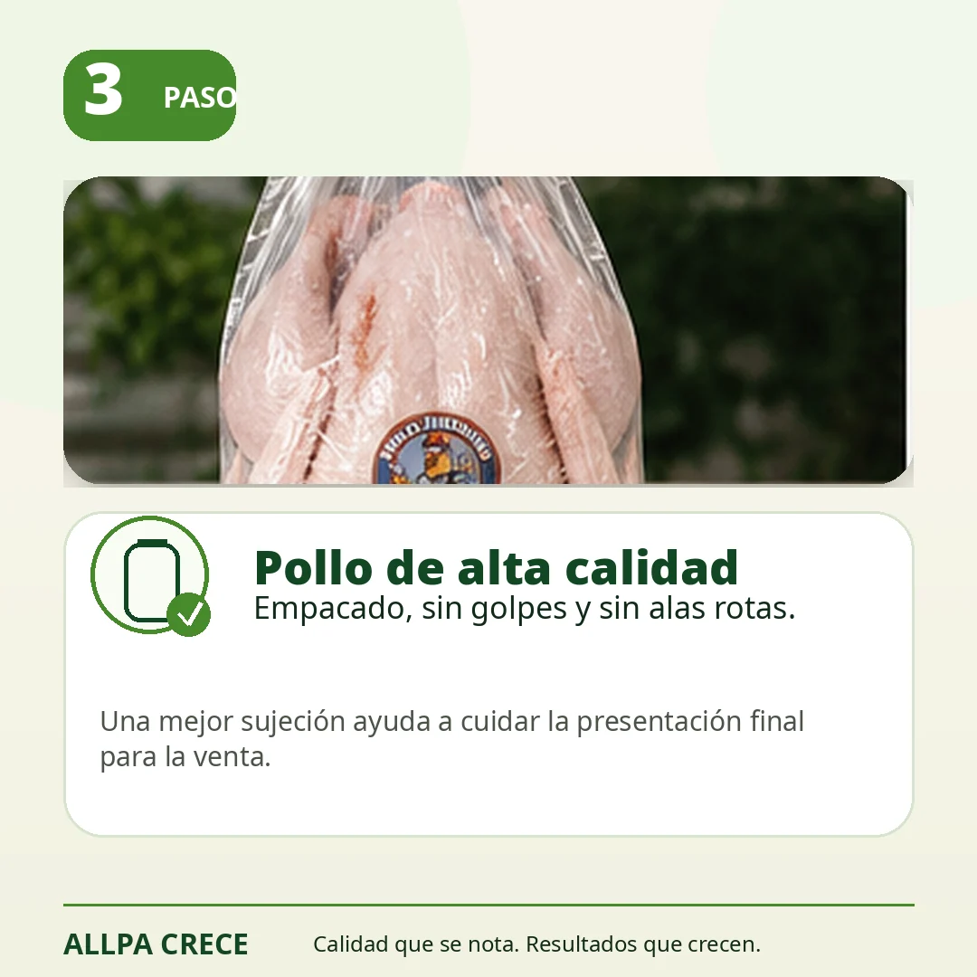 Paso 3 para ordenar el faenado con Allpa Crece