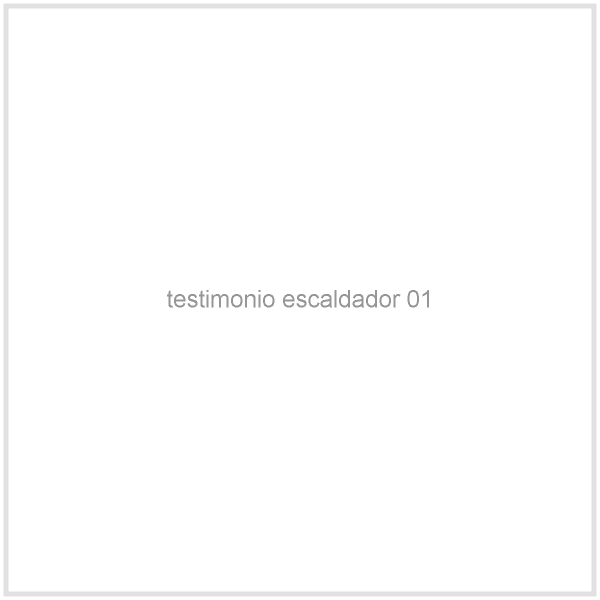 Espacio para testimonio de escaldador 1