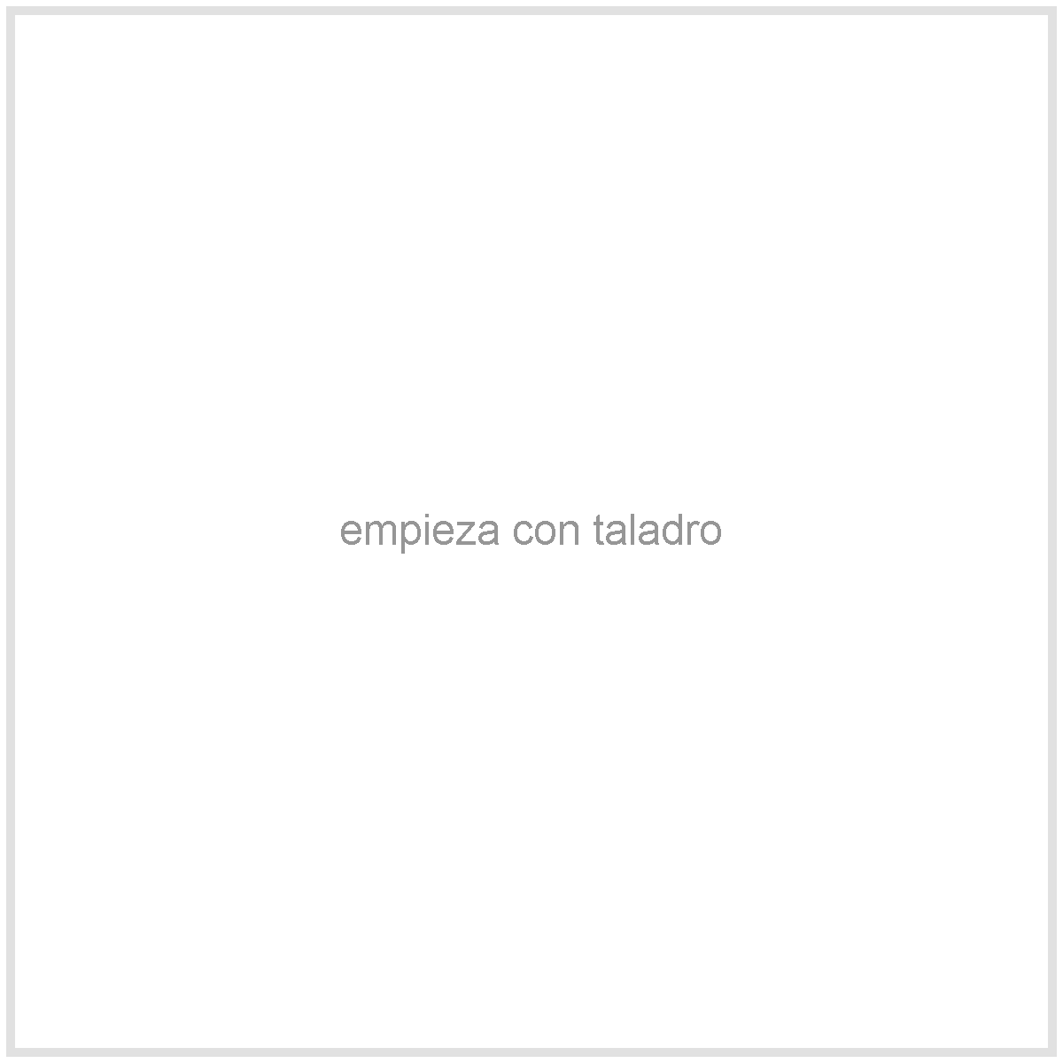 Empieza con tambor para taladro